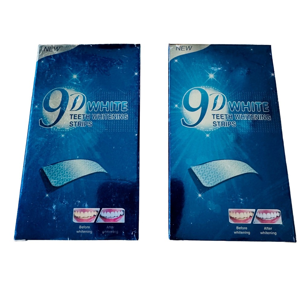 9D Teeth‎ Whitening Strips 2 Pcs New Brightening Oral Care